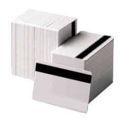 Blank White Magnetic Stripe Cards - Size: W86 x H55 x D2mm Colour: White